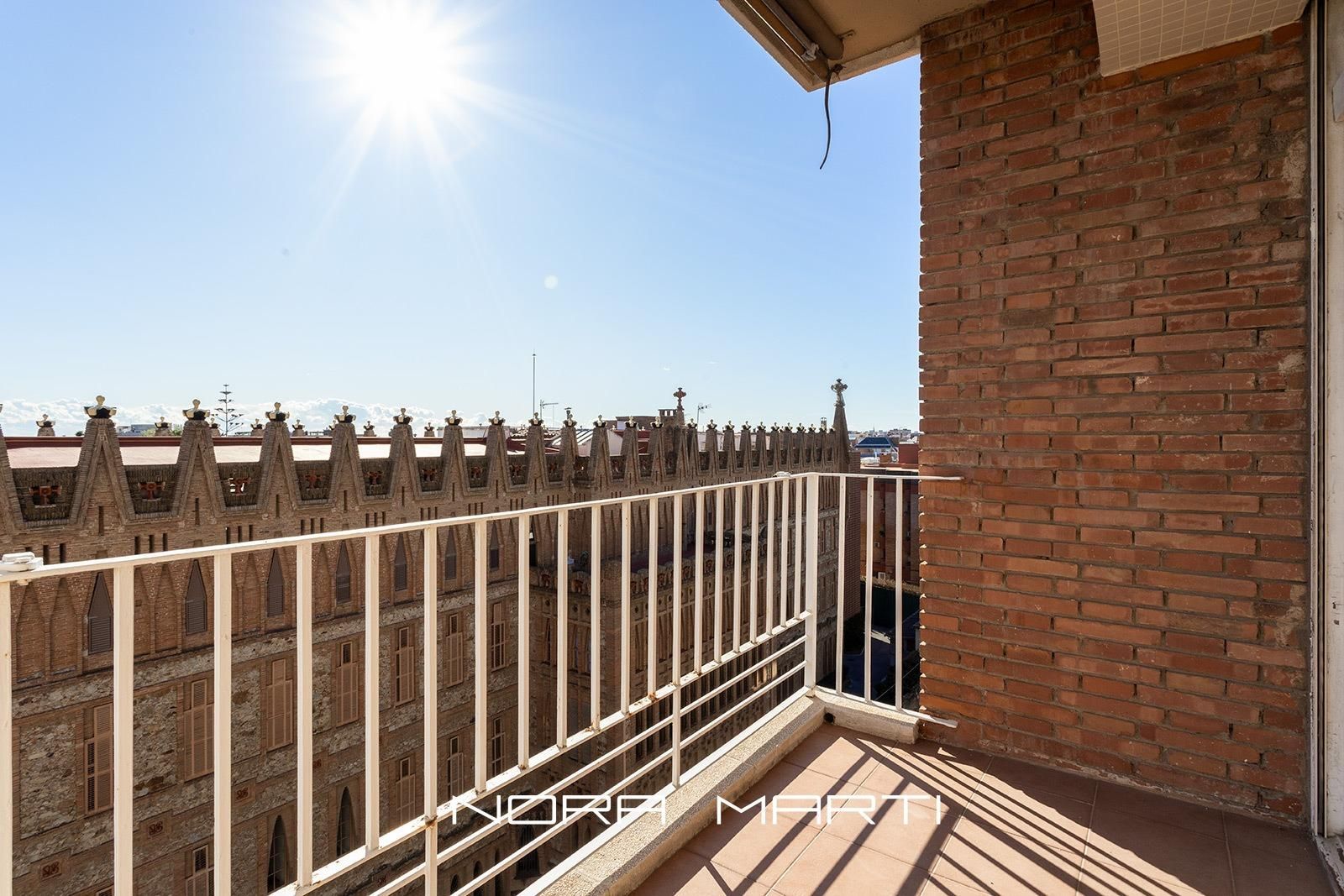Balcony of Flat for sale in  Barcelona Capital  with Air Conditioner, Heating and Parquet flooring