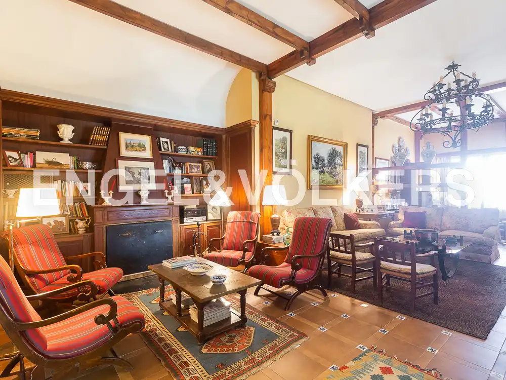Living room of Houses for sale in Requena  with Heating, Private garden and Terrace