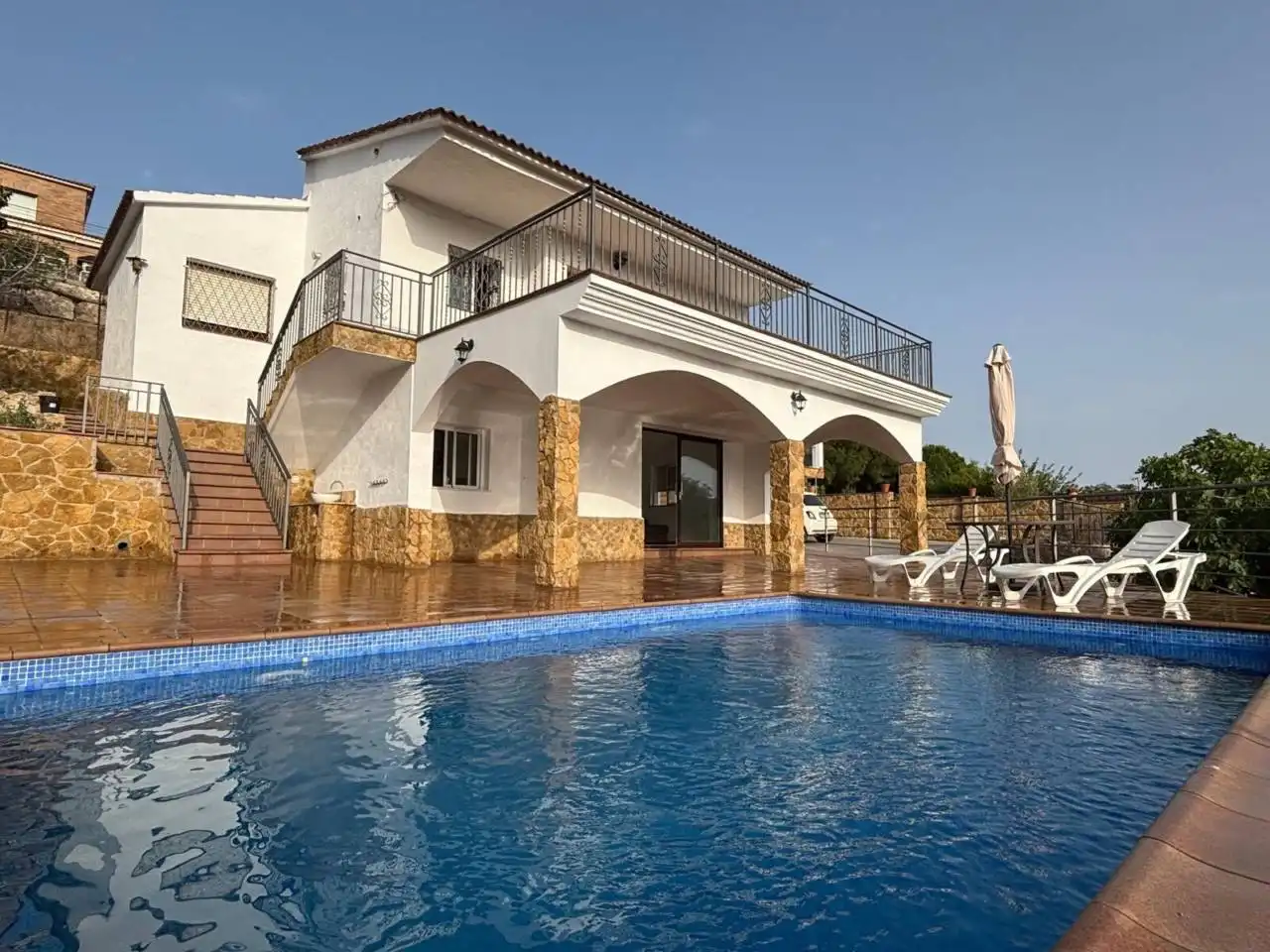 Piscina de Casa o chalet de alquiler en Lloret de Mar con Jardín privado, Terraza y Piscina