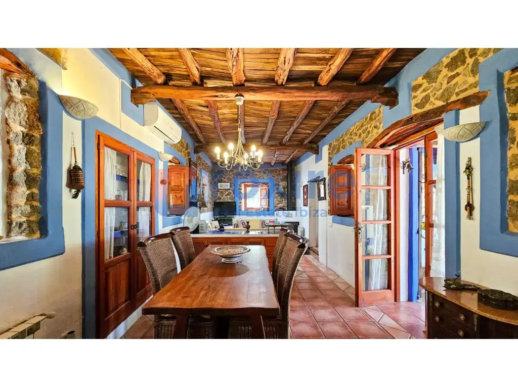 Menjador de Casa o xalet de lloguer en Sant Joan de Labritja amb Aire condicionat, Calefacció i Jardí privat