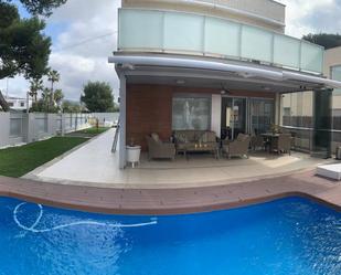 Swimming pool of House or chalet for sale in Benicasim / Benicàssim  with Air Conditioner, Heating and Private garden
