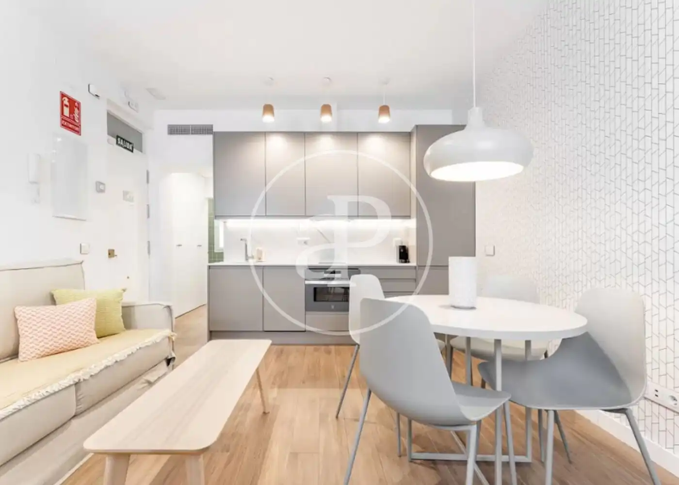 Küche von Wohnung zur Miete in Madrid mit Klimaanlage, Heizung und Möbliert