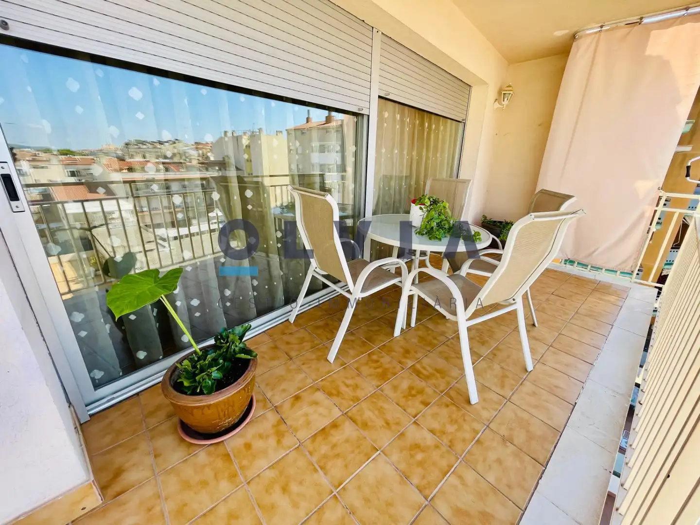 Balcony of Duplexes for sale in Terrassa  with Air Conditioner, Heating and Parquet flooring