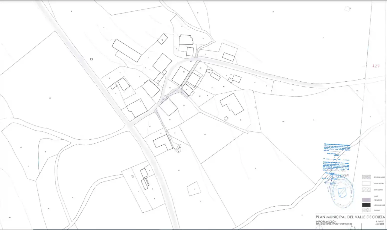 Land for sale in Odieta