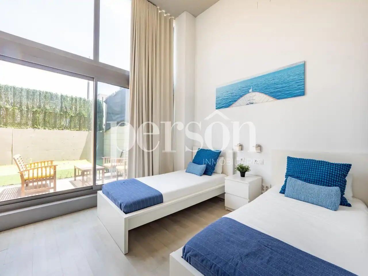 Dormitori de Loft de lloguer en Valencia amb Aire condicionat, Calefacció i Terrassa