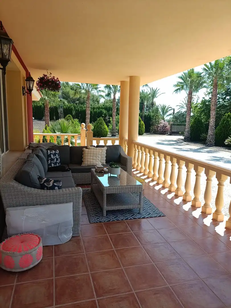 Terrassa de Casa o xalet en venda en Totana amb Aire condicionat, Jardí privat i Terrassa