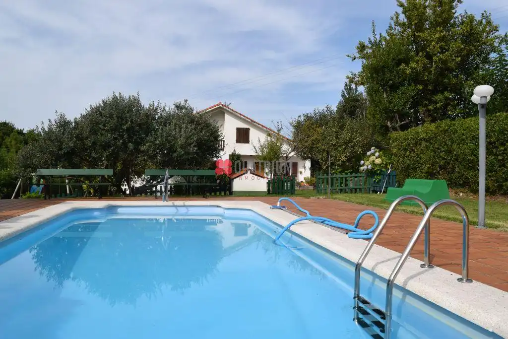 Swimming pool of Houses for sale in Porto do Son  with Heating, Private garden and Swimming Pool