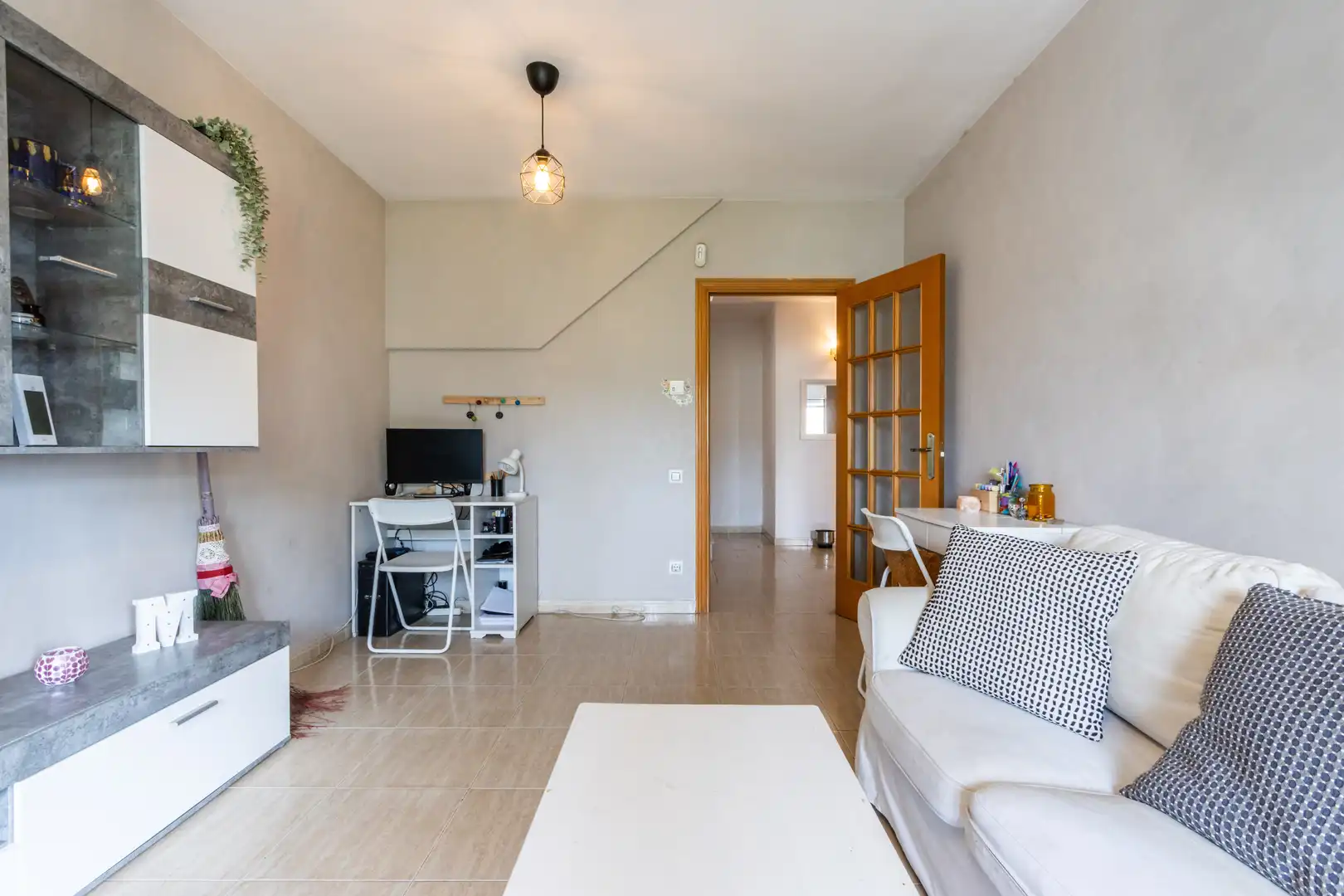 Sala de estar de Casa adosada en venta en Lliçà d'Amunt con Aire acondicionado y Calefacción