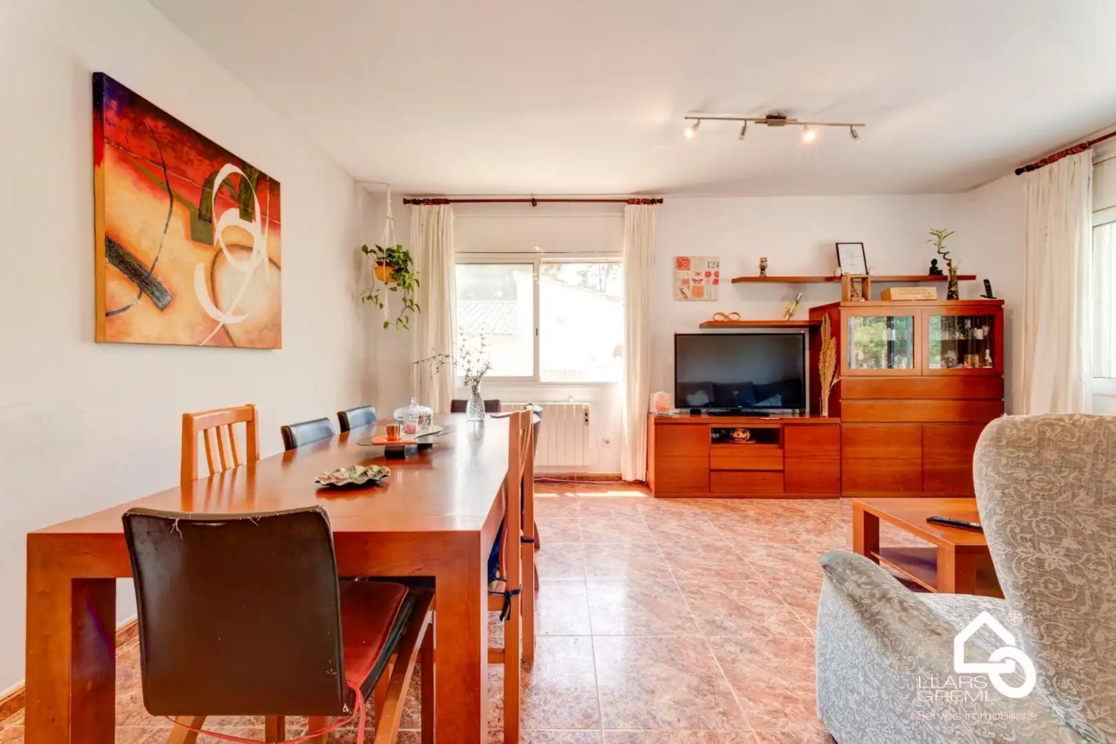 Sala de estar de Casa o chalet en venta en Cabrera d'Anoia con Calefacción, Jardín privado y Terraza
