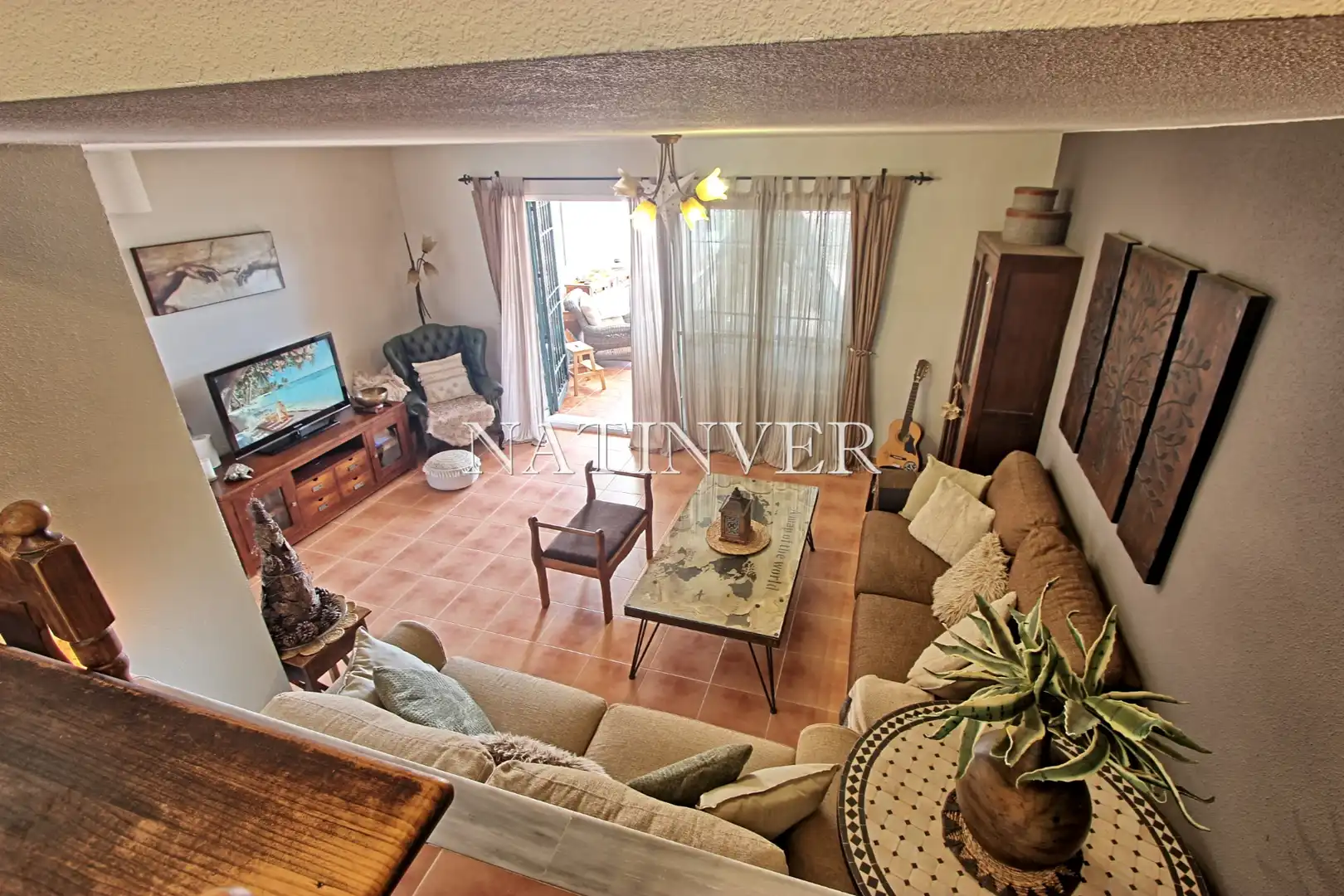 Sala d'estar de Casa adosada en venda en Vélez-Málaga amb Terrassa i Traster
