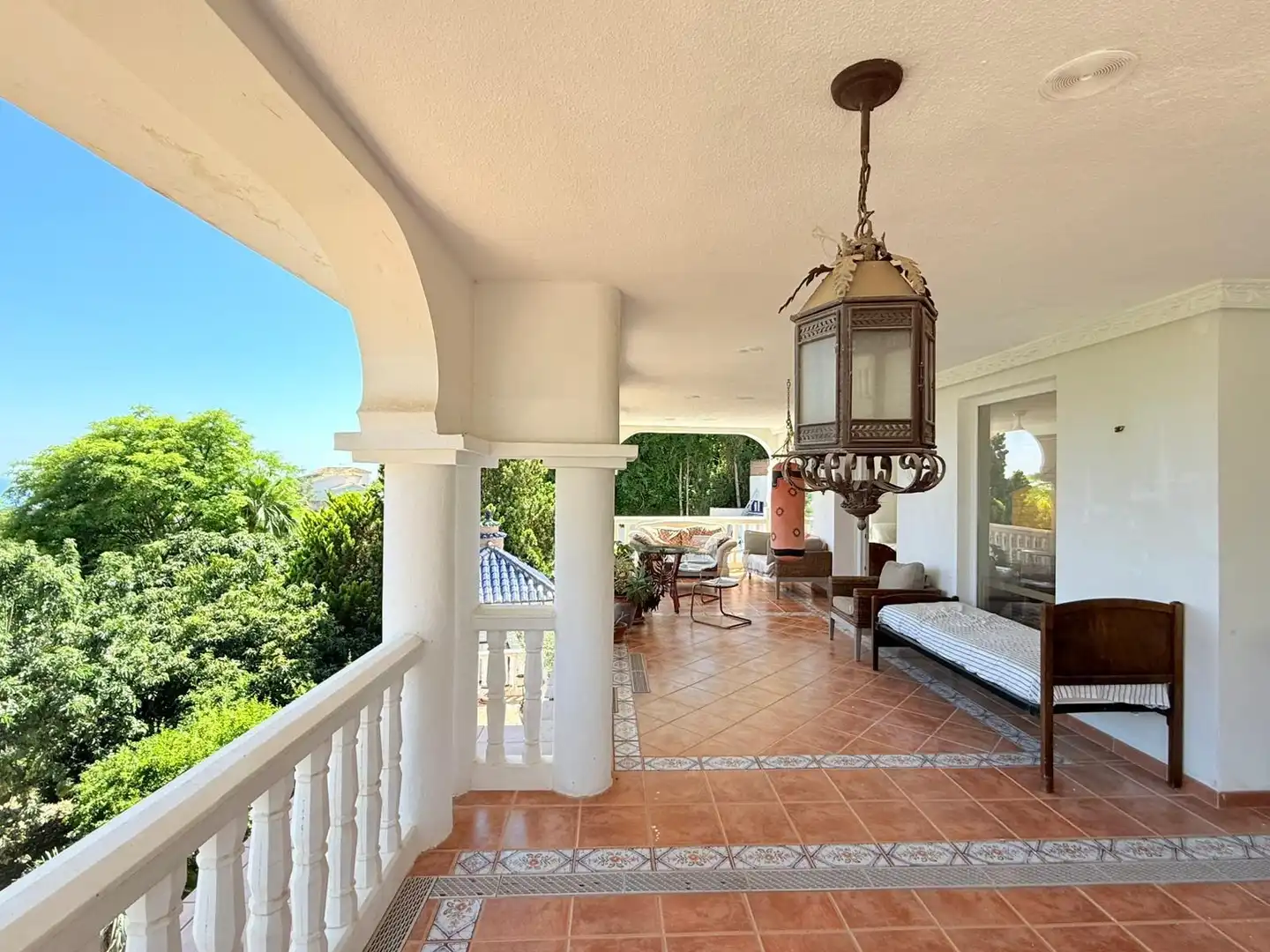 Terrassa de Casa o xalet en venda en Benalmádena amb Aire condicionat, Jardí privat i Terrassa