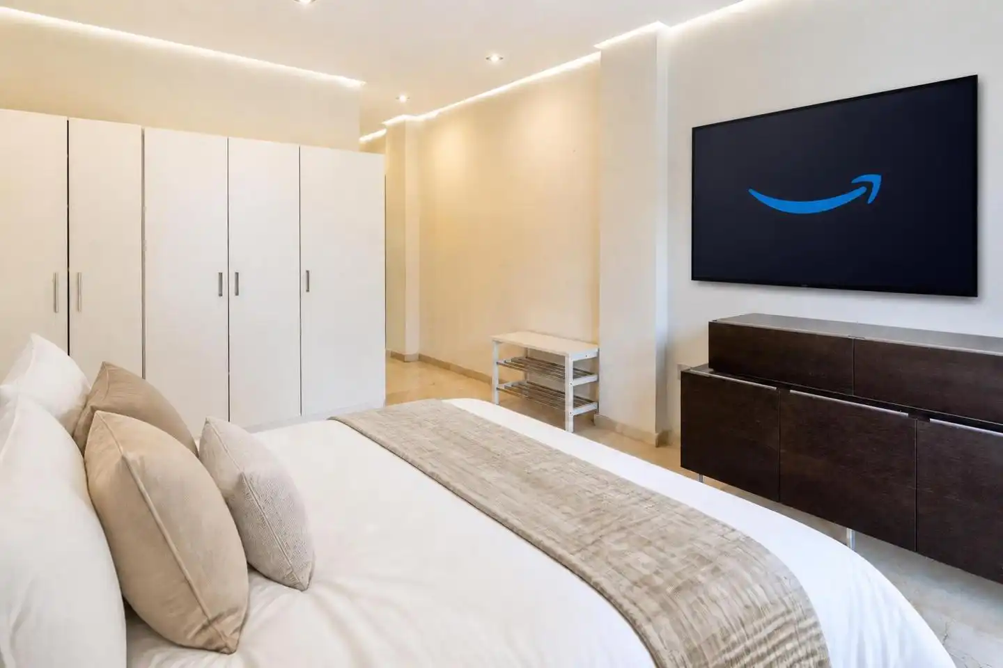 Schlafzimmer von Maisonette zum Verkauf in Santa Pola mit Klimaanlage, Terrasse und Möbliert