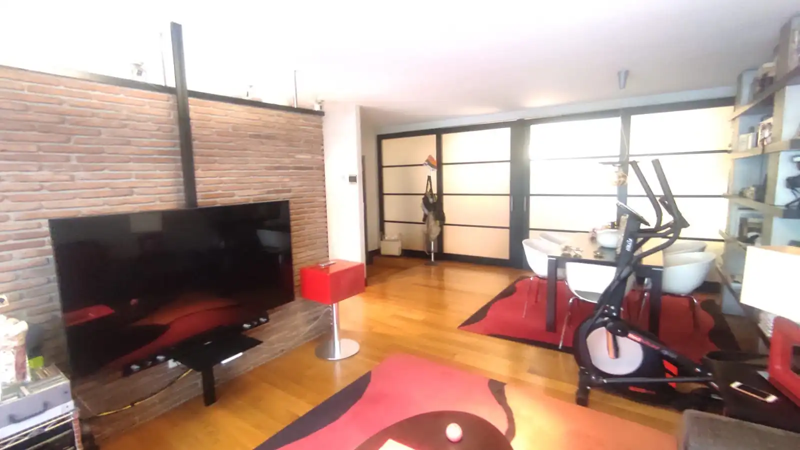 Sala de estar de Piso en venta en Eibar con Calefacción, Parquet y Amueblado