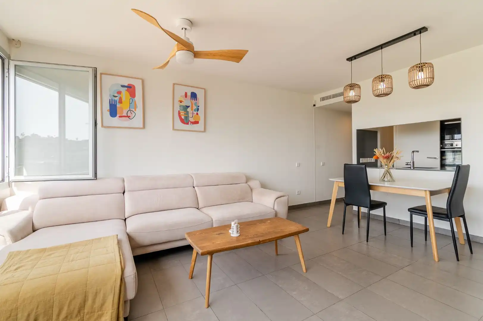 Sala d'estar de Apartament en venda en Oropesa del Mar / Orpesa amb Aire condicionat, Calefacció i Terrassa