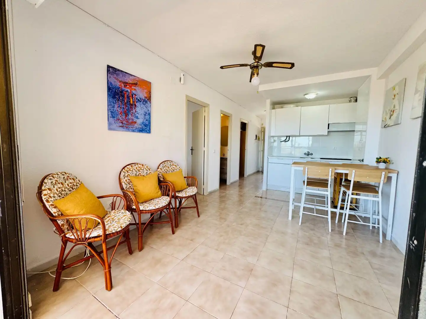 Living room of Apartments for sale in Torrevieja  with Heating, Terrace and Furnished
