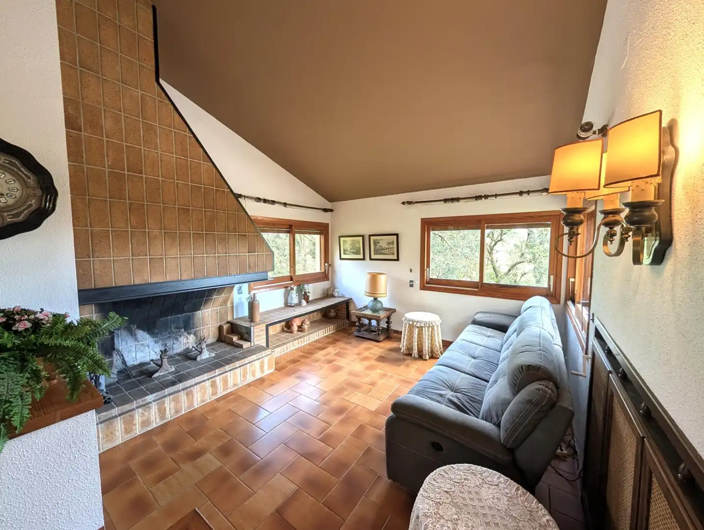 Sala de estar de Casa o chalet en venta en Alcoy / Alcoi con Calefacción, Jardín privado y Terraza