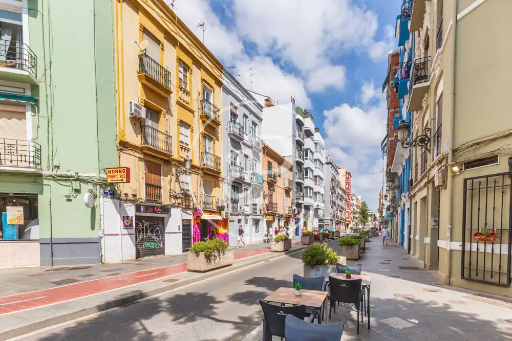 Vista exterior de Àtic de lloguer en Valencia amb Aire condicionat, Calefacció i Terrassa