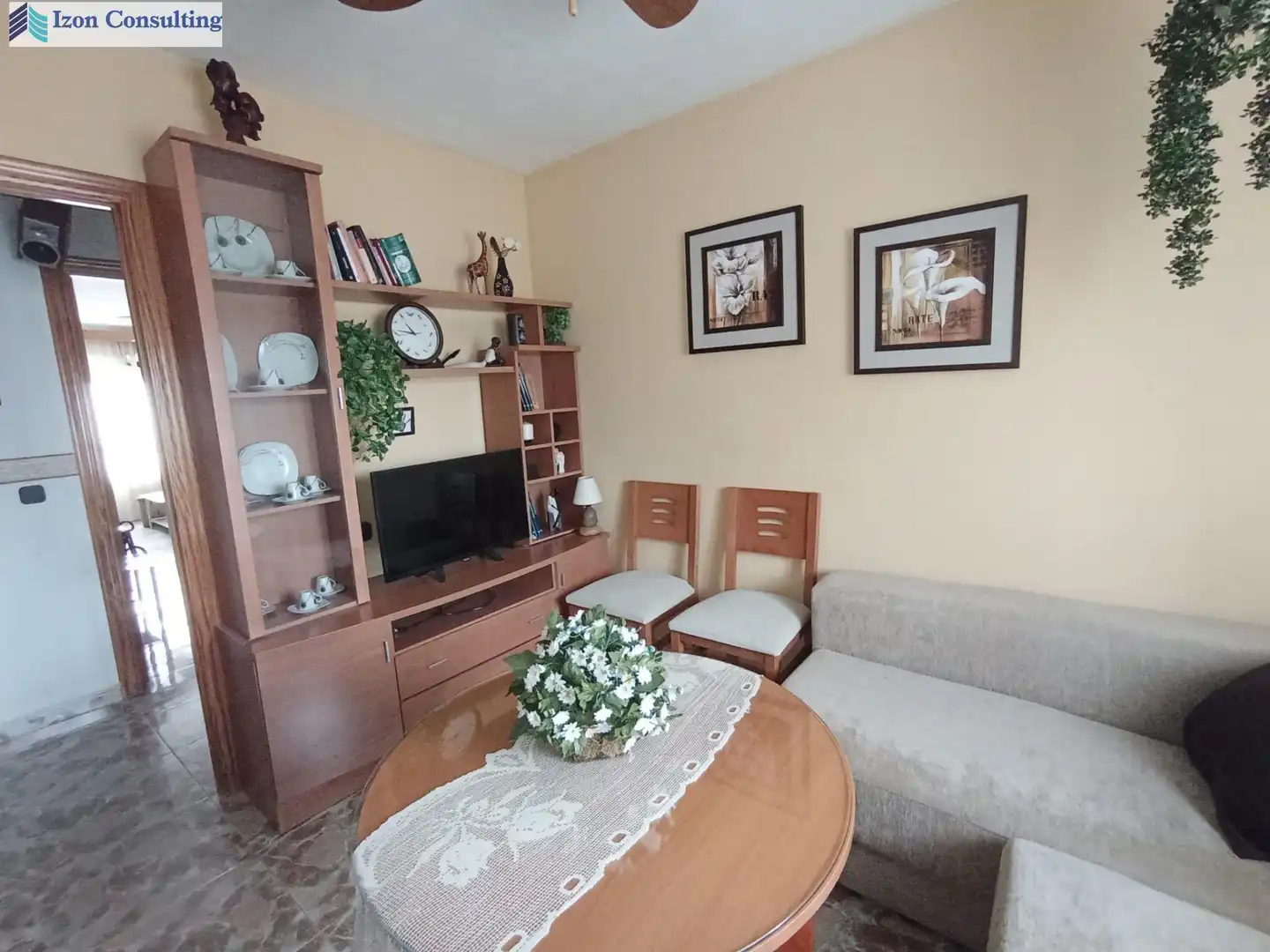 Sala de estar de Piso en venta en San Clemente con Aire acondicionado, Calefacción y Amueblado