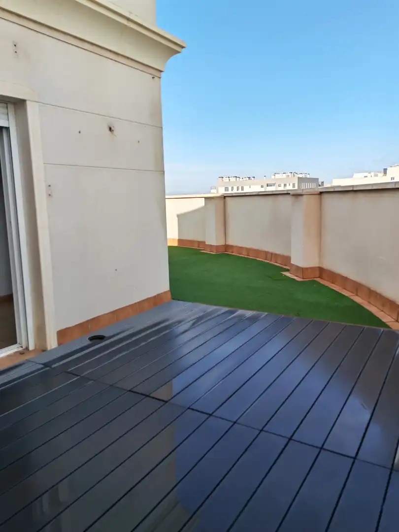 Terrace of Attic for sale in Elche / Elx  with Air Conditioner, Parquet flooring and Terrace