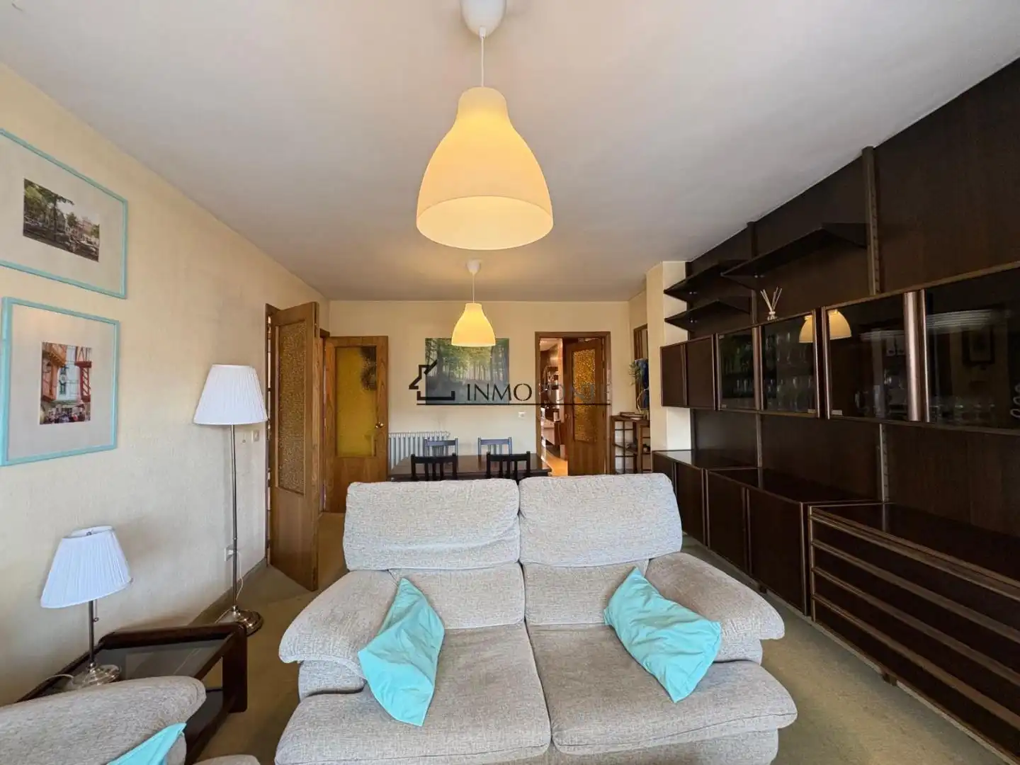 Living room of Flat for rent in Pontevedra Capital   with Heating, Terrace and Furnished