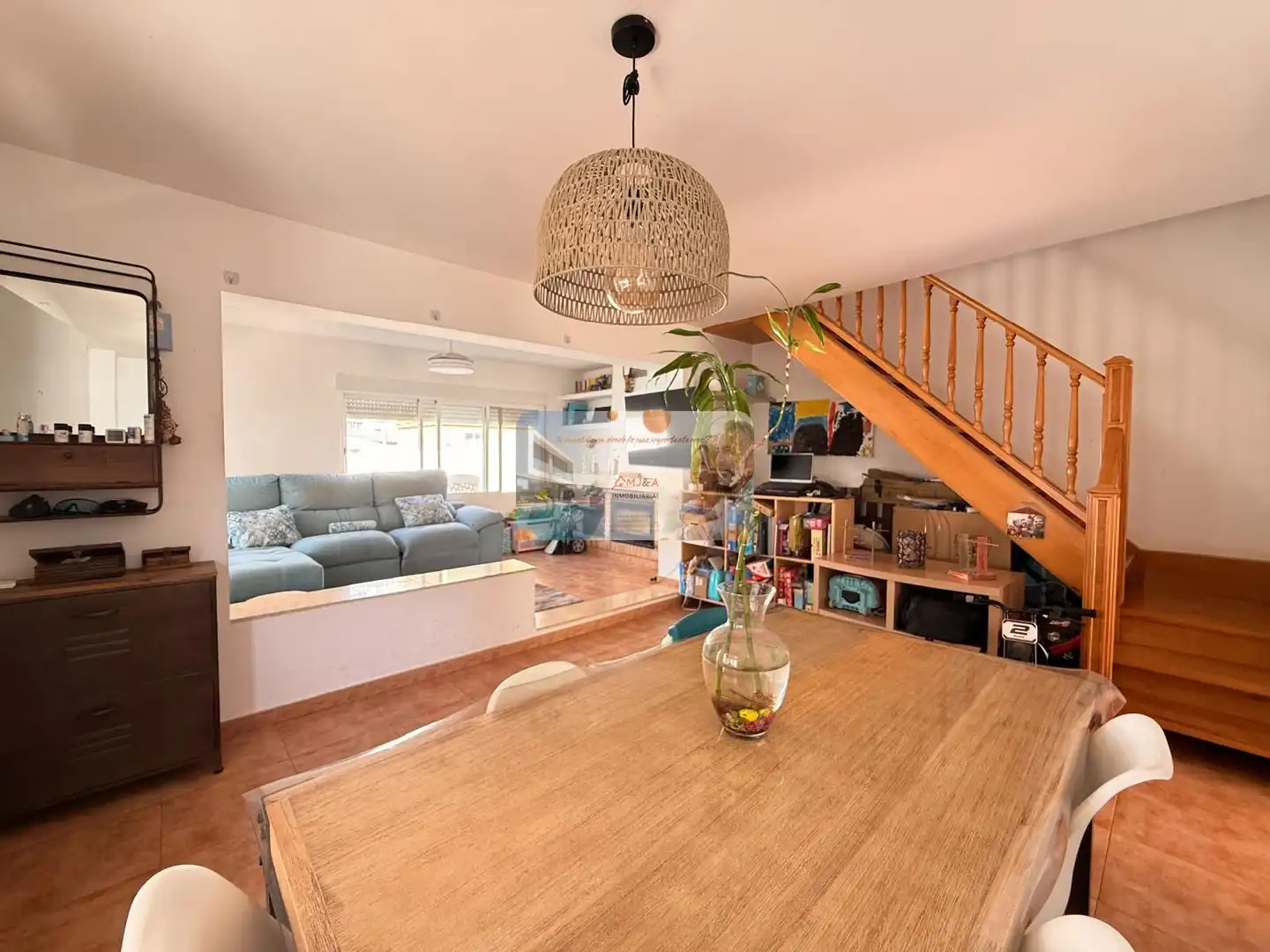 Wohnzimmer von Haus oder Chalet zum Verkauf in Benicasim / Benicàssim mit Klimaanlage, Heizung und Terrasse
