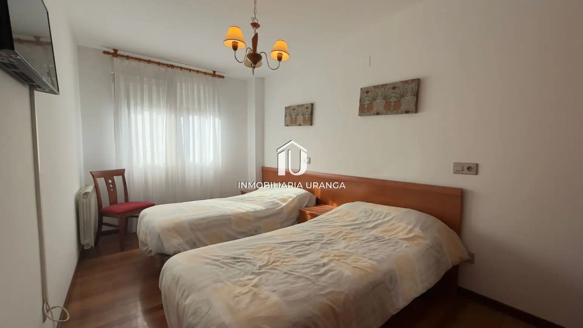 Bedroom of Flat for sale in Laredo  with Heating, Terrace and Furnished