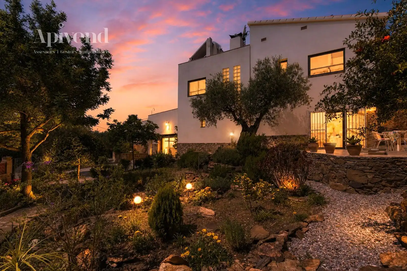 Exterior view of Houses for sale in Roses  with Air Conditioner, Heating and Private garden