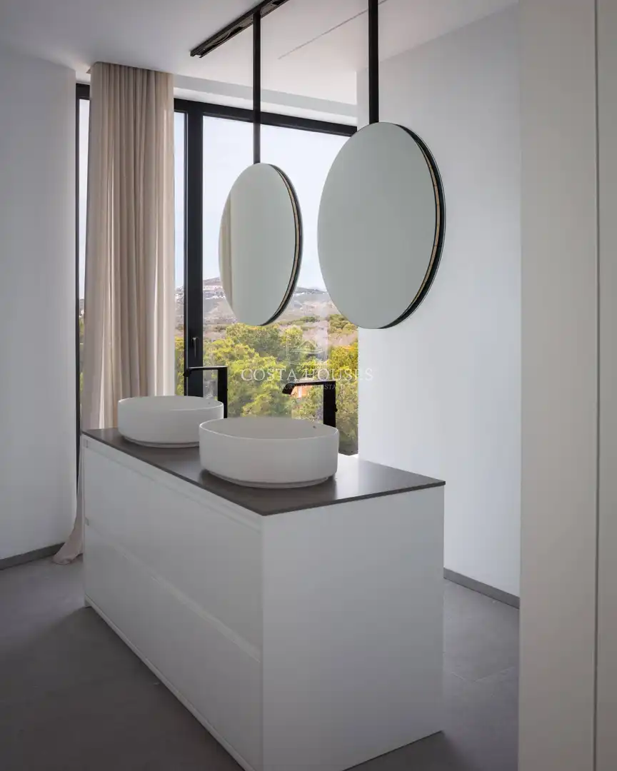 Bathroom of Houses for sale in Jávea / Xàbia  with Air Conditioner, Heating and Private garden