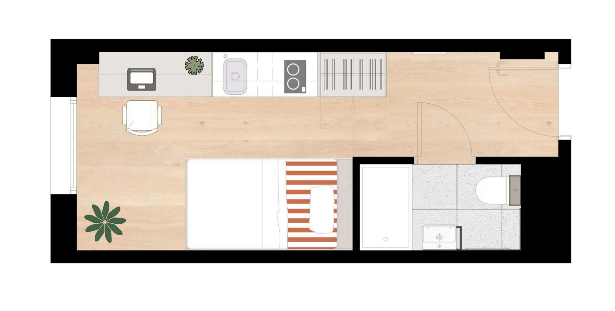 Flat to rent in  Valencia Capital  with Air Conditioner and Heating