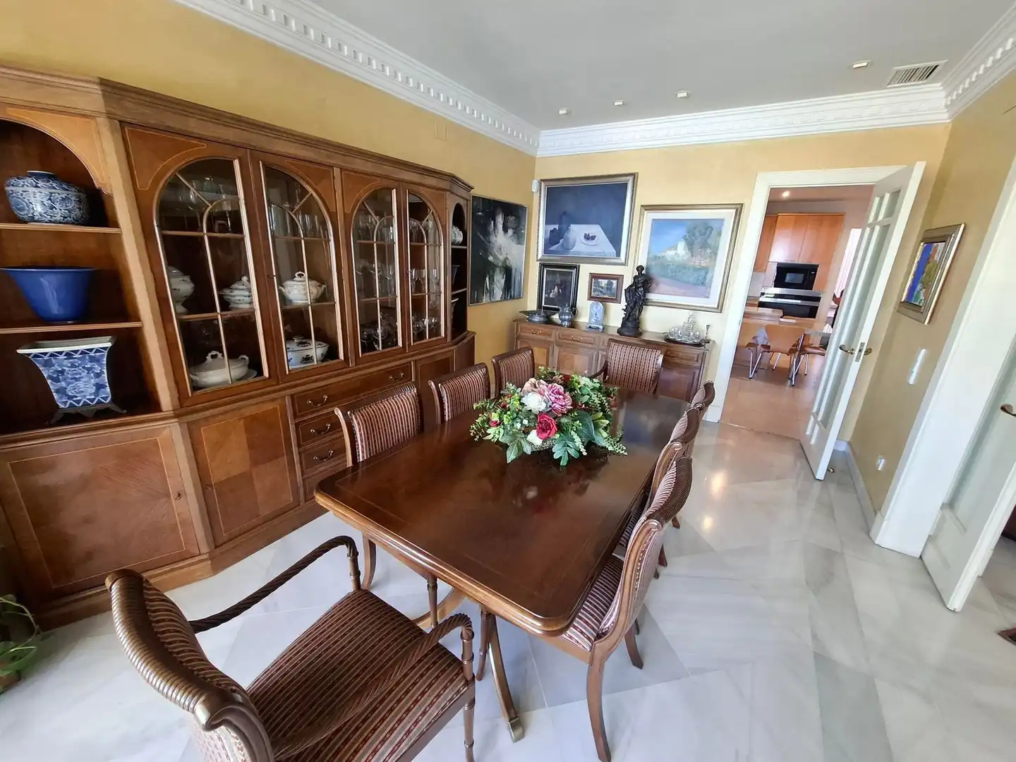 Comedor de Casa o chalet en venta en Alicante / Alacant con Calefacción, Jardín privado y Terraza