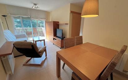 Living room of Flat for sale in Palamós  with Heating, Terrace and Furnished