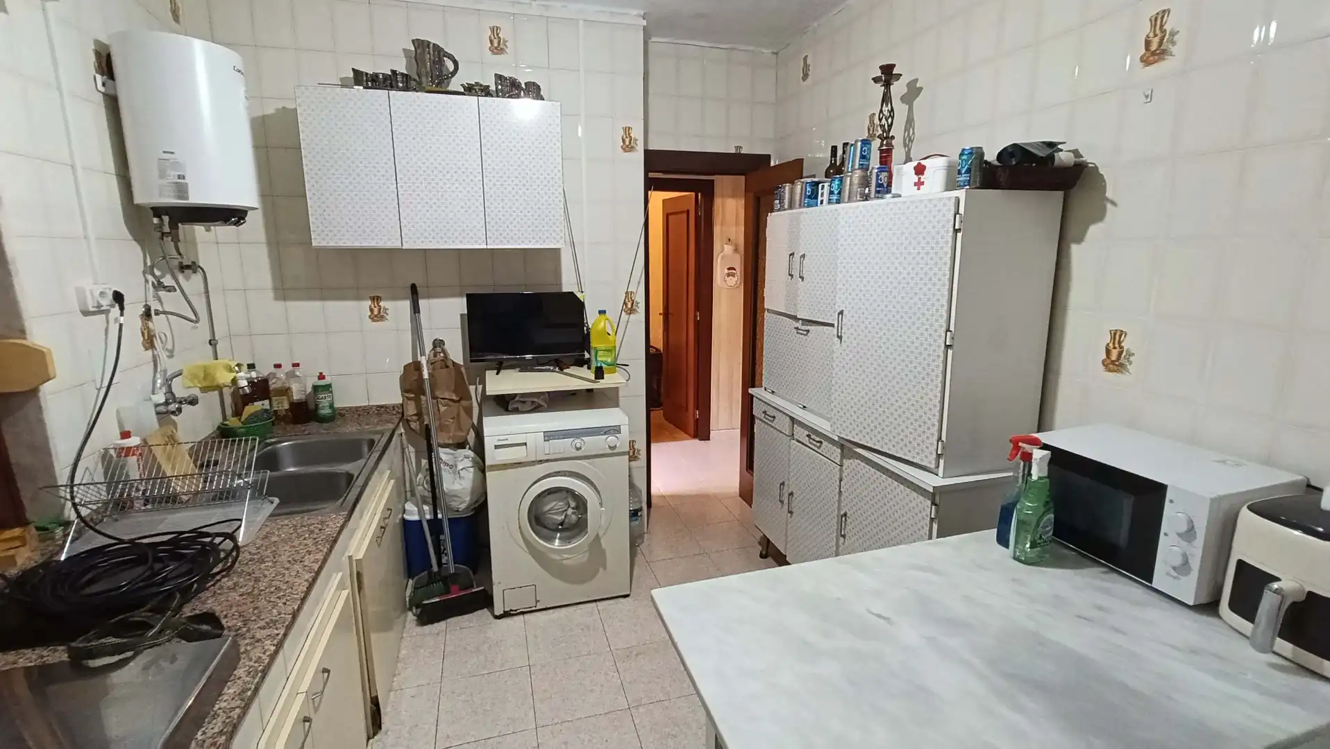 Cuina de Pis en venda en Langreo amb Calefacció, Moblat i Rentadora