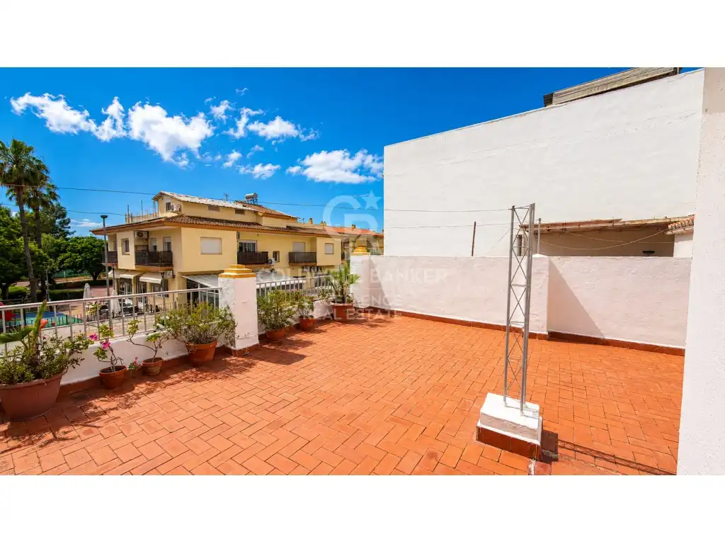 Terraza de Casa adosada en venta en Loriguilla con Aire acondicionado, Jardín privado y Terraza