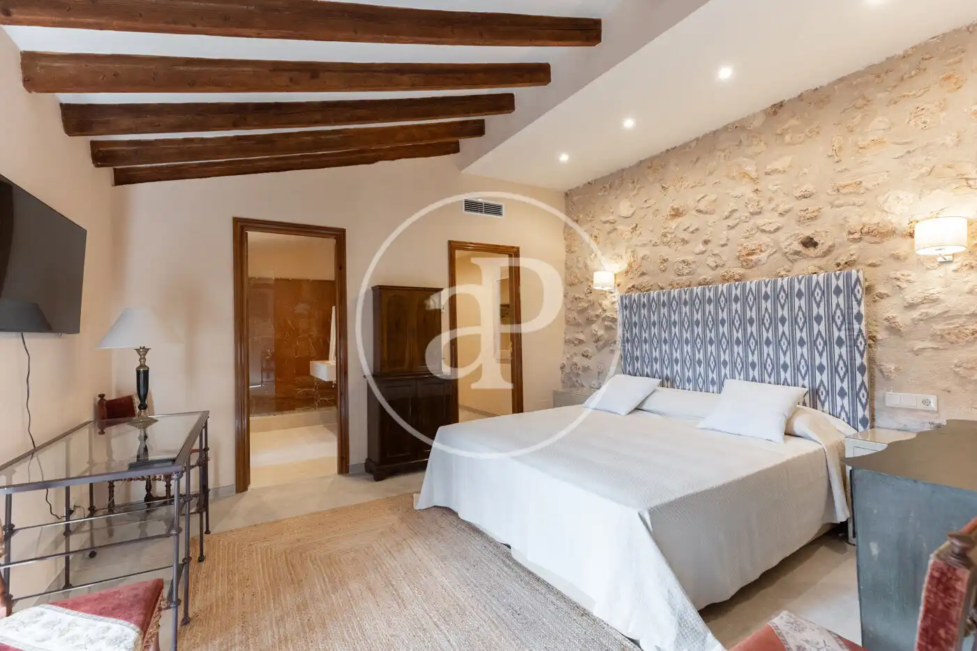 Bedroom of Houses for rent in Llucmajor  with Air Conditioner, Heating and Private garden