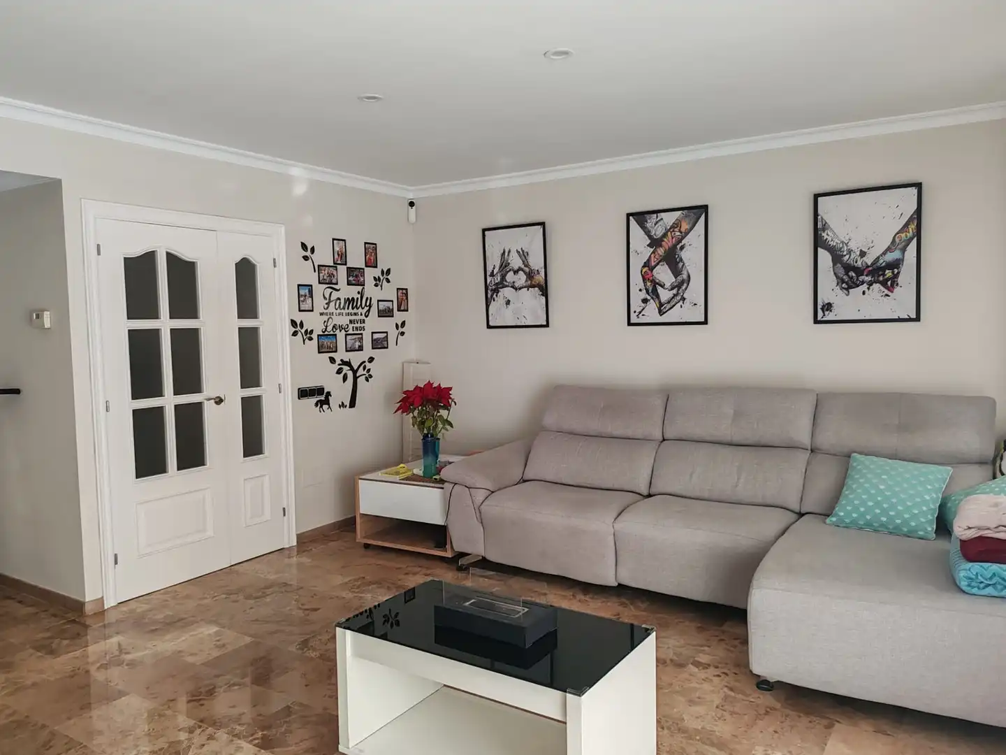 Sala de estar de Dúplex en venta en Mataró con Calefacción y Terraza