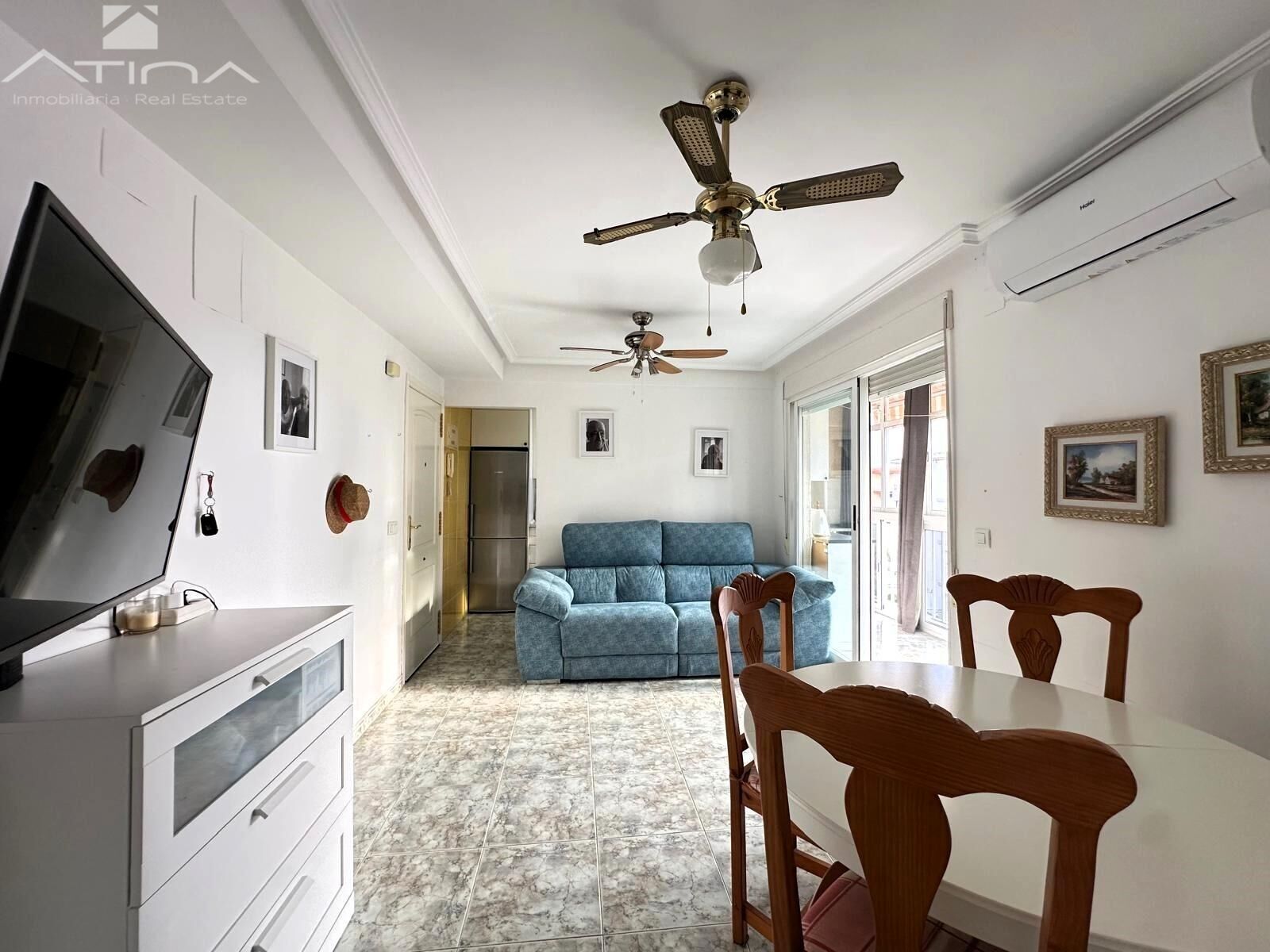 Sala de estar de Apartamento en venta en Bellreguard con Aire acondicionado, Terraza y Amueblado