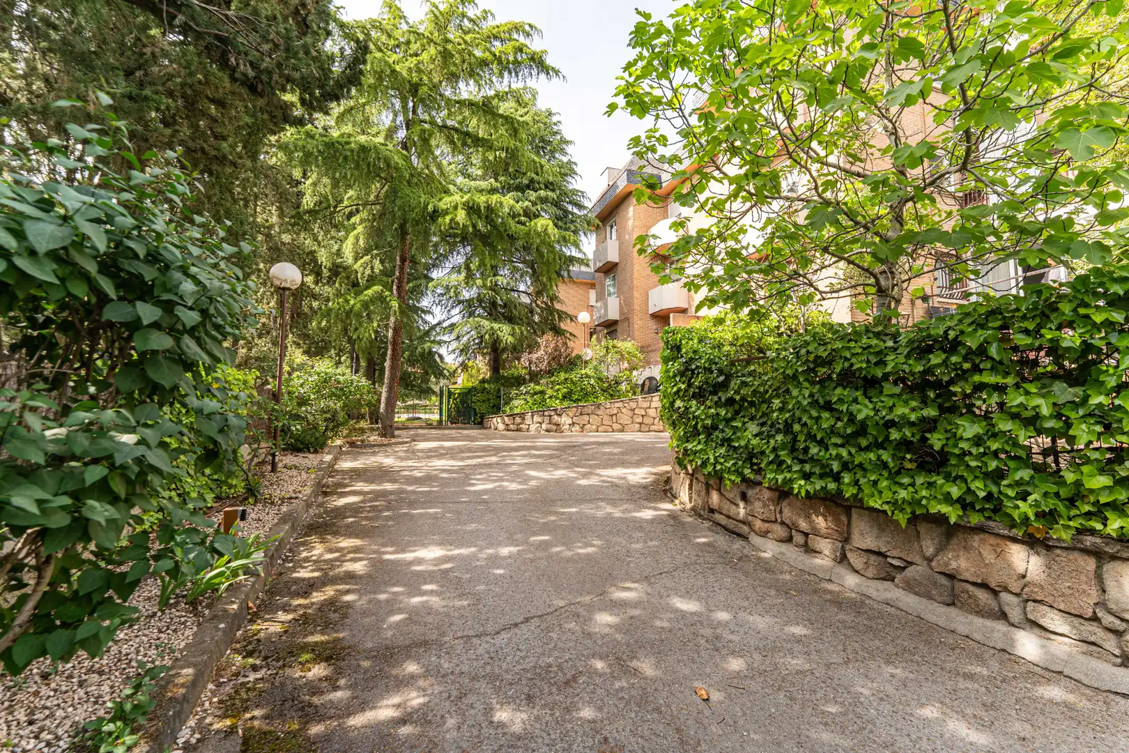 Vista exterior de Planta baja en venta en Torrelodones con Calefacción, Jardín privado y Parquet