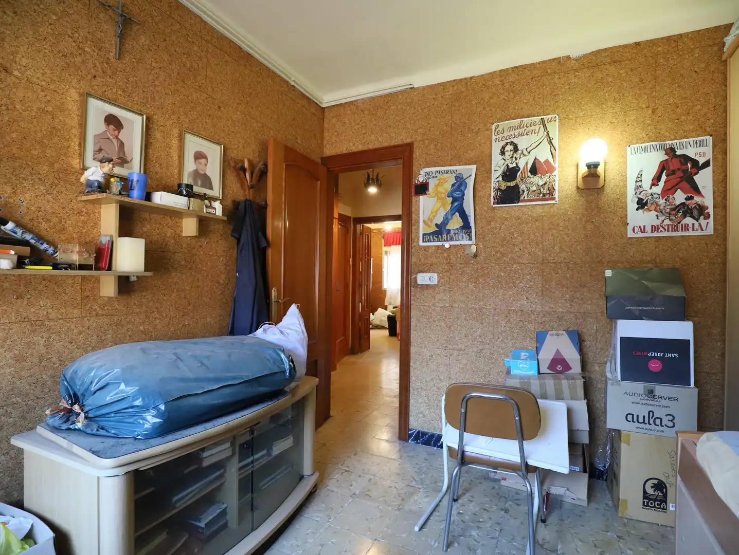 Bedroom of Houses for sale in Esplugues de Llobregat  with Heating, Parquet flooring and Terrace