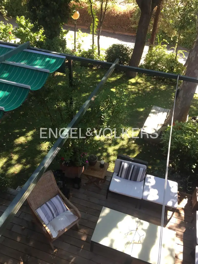 Terrace of Country homes for rent in Madrid  with Air Conditioner, Heating and Private garden