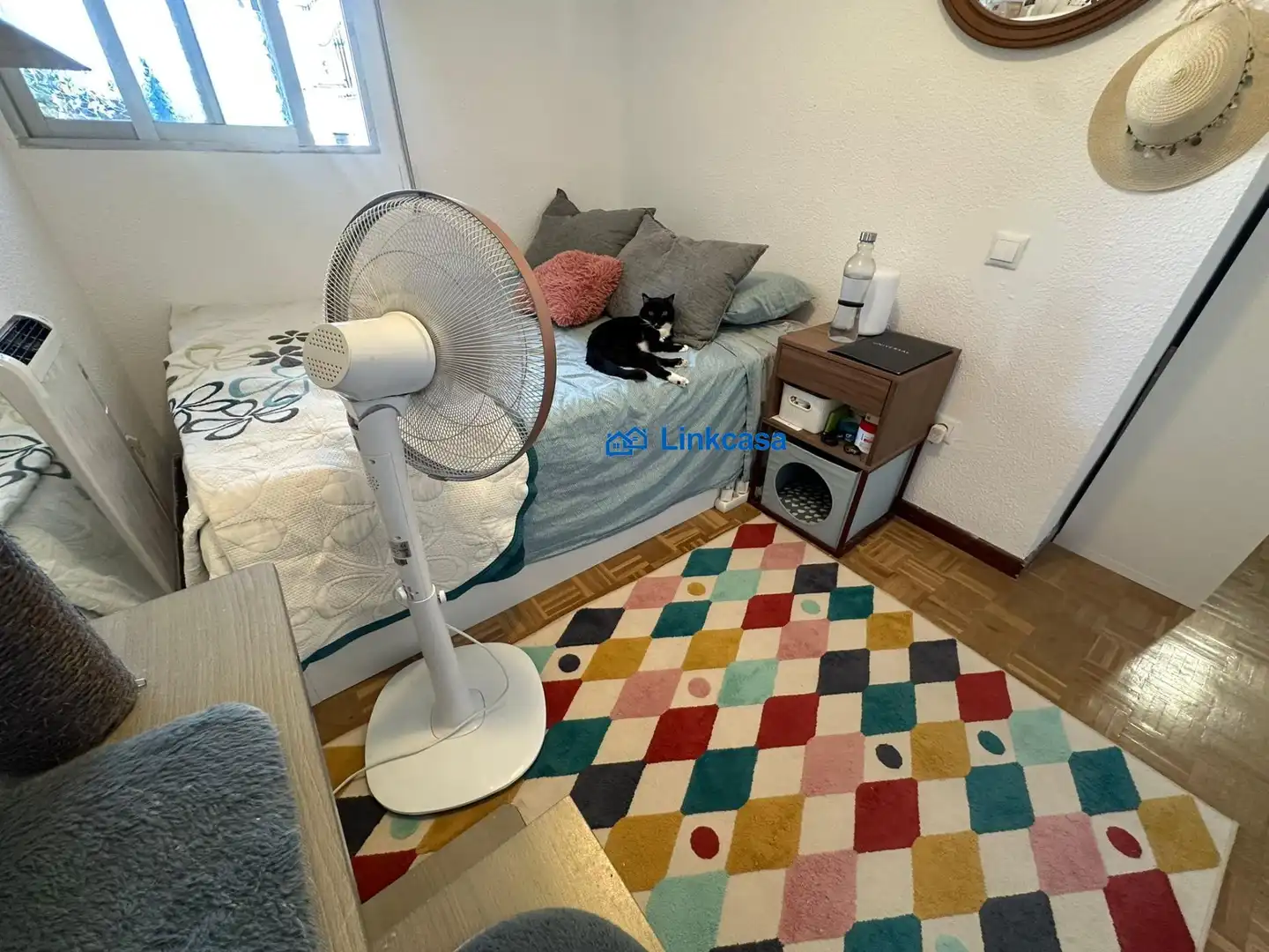 Bedroom of Flat for sale in Madrid  with Air Conditioner, Heating and Parquet flooring
