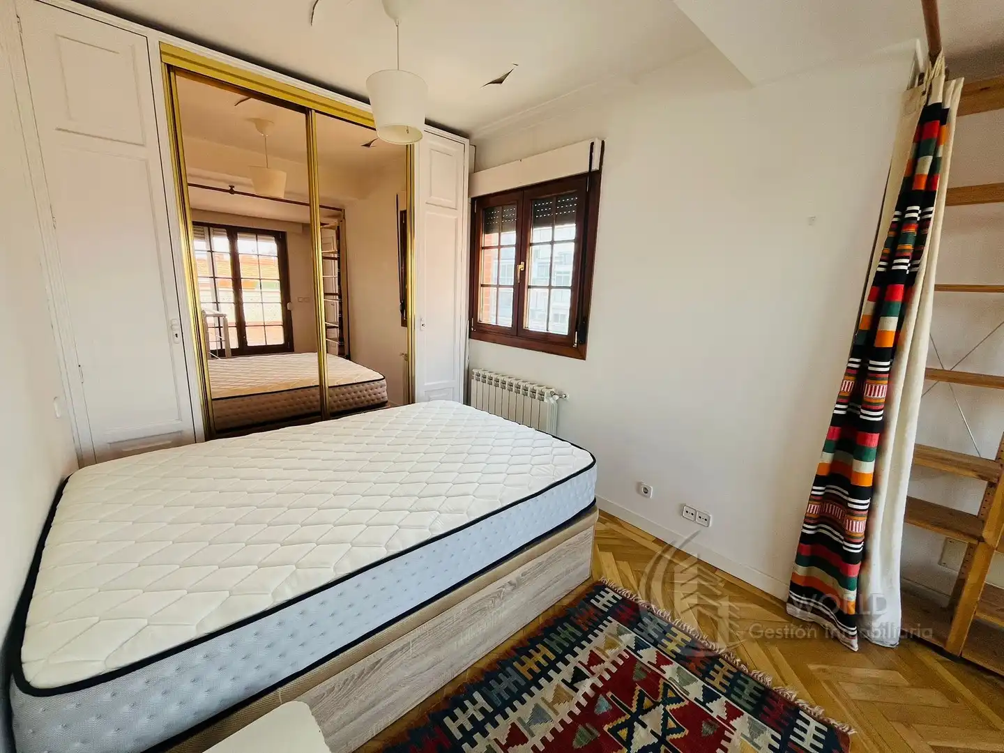 Bedroom of Attic for rent in Madrid  with Air Conditioner, Heating and Terrace