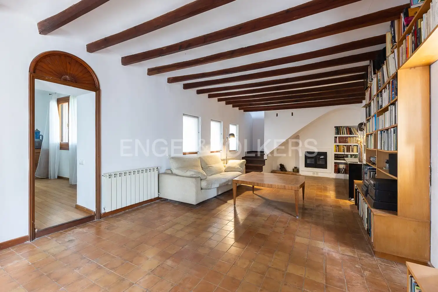 Living room of Houses for sale in Dénia  with Heating, Private garden and Parquet flooring
