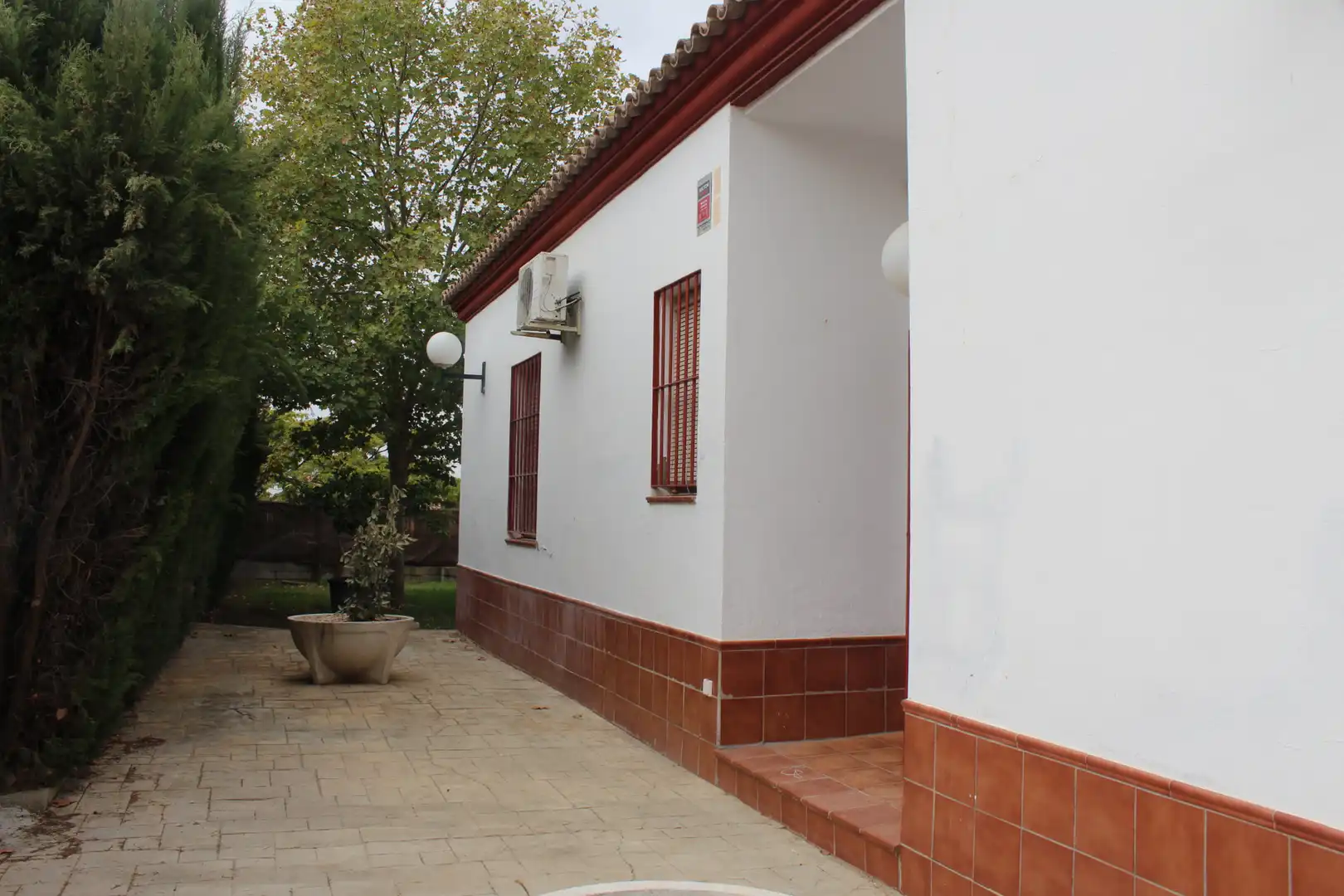 Vista exterior de Casa o chalet en venta en Villaverde del Río con Aire acondicionado, Jardín privado y Trastero