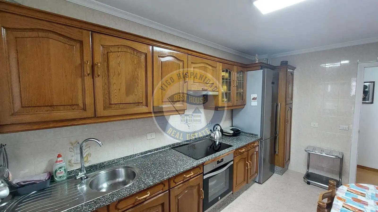 Kitchen of Flat for sale in Vigo   with Storage room and Balcony