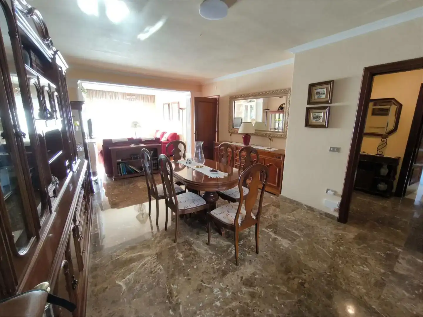 Comedor de Casa adosada en venta en Vigo  con Parquet, Trastero y Amueblado