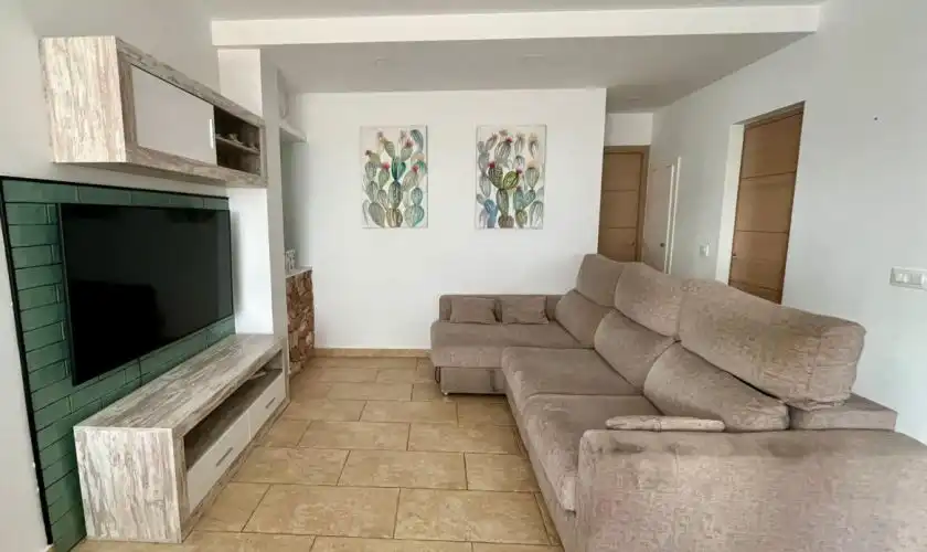 Sala de estar de Apartamento en venta en Níjar con Amueblado