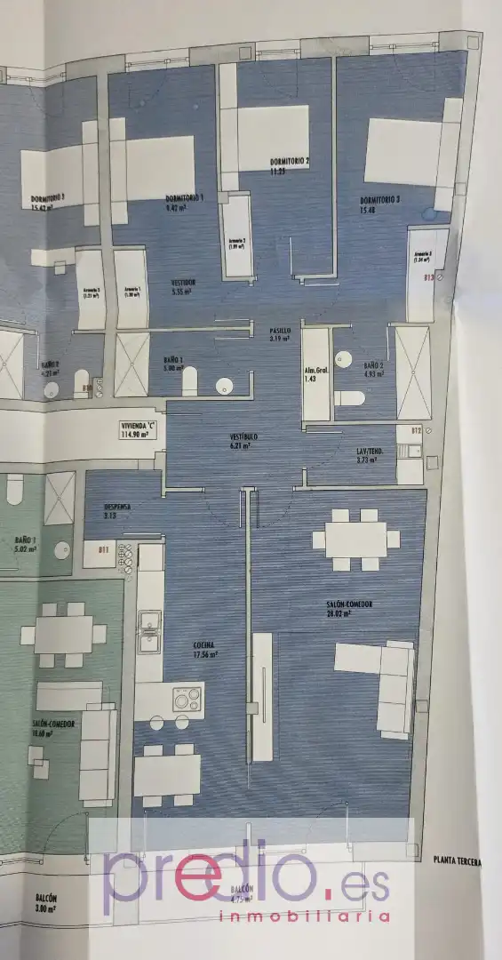 Piso con terraza en venta en Rúa Montirón, imagen 5