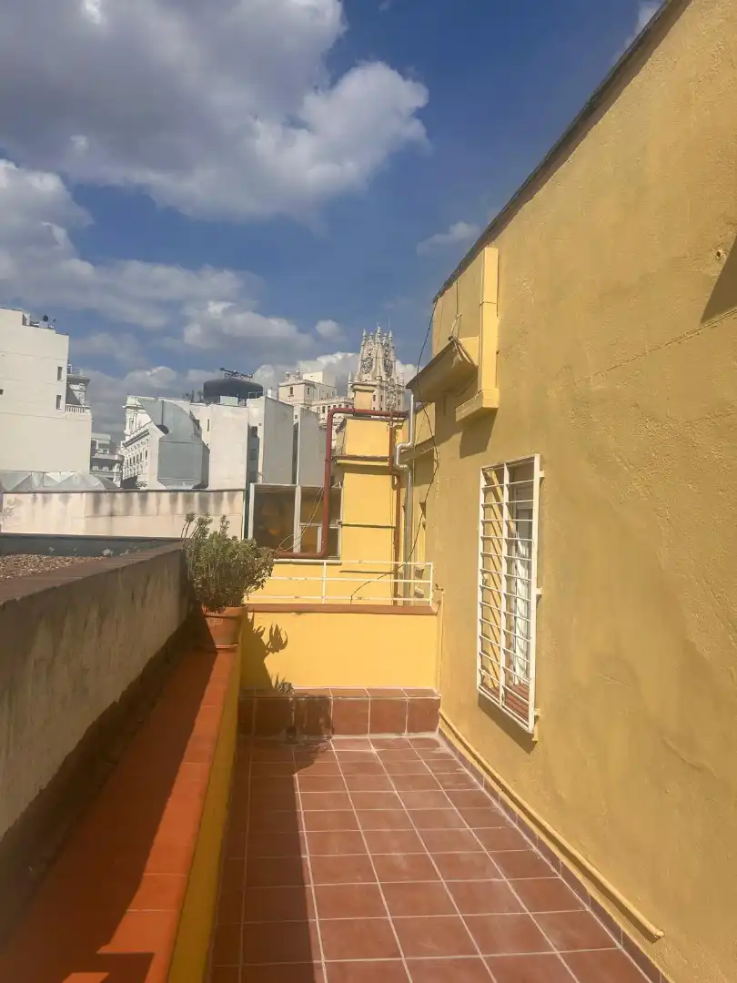 Terraza de Ático de alquiler en Madrid con Aire acondicionado, Calefacción y Terraza
