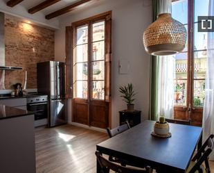 Kitchen of Flat to rent in  Barcelona Capital  with Air Conditioner, Heating and Furnished