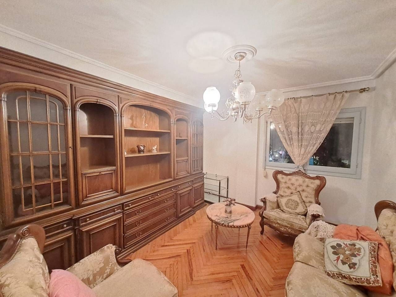 Living room of Flat for sale in Burgos Capital  with Heating, Terrace and Storage room